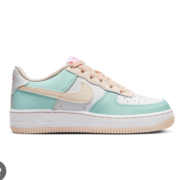 Nike Other - NWT NIKE Air Force 1 Jade Ice/White/Pink Spell/Guava, Big Kid's size 4.5